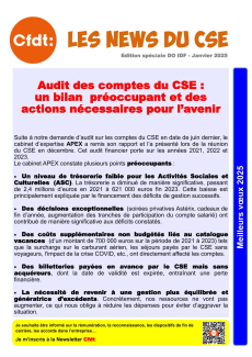 Les News du CSE - Direction Orange Ile-de-France – Janvier 2025