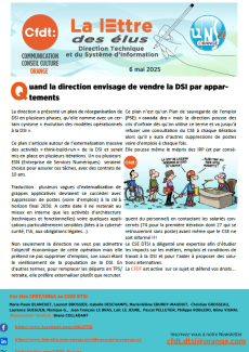 Quand la direction envisage de vendre la DSI par appartements