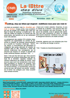 Bilan handicap RQTH La lettre des élus DTSI 