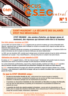 SAINT-MAURONT : LA SÉCURITÉ DES SALARIÉS N’EST PAS NÉGOCIABLE
