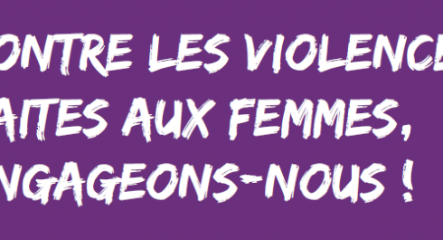 Contre les violences faites aux femmes, engageons-nous !