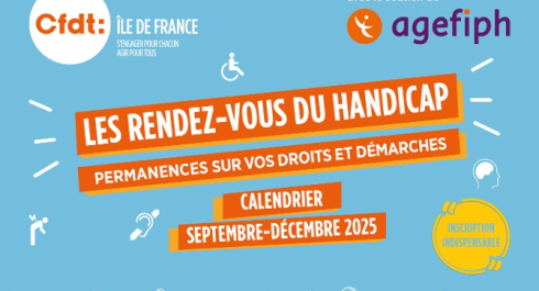 LES RENDEZ-VOUS DU HANDICAP - PERMANENCES SUR VOS DROITS ET DÉMARCHES
