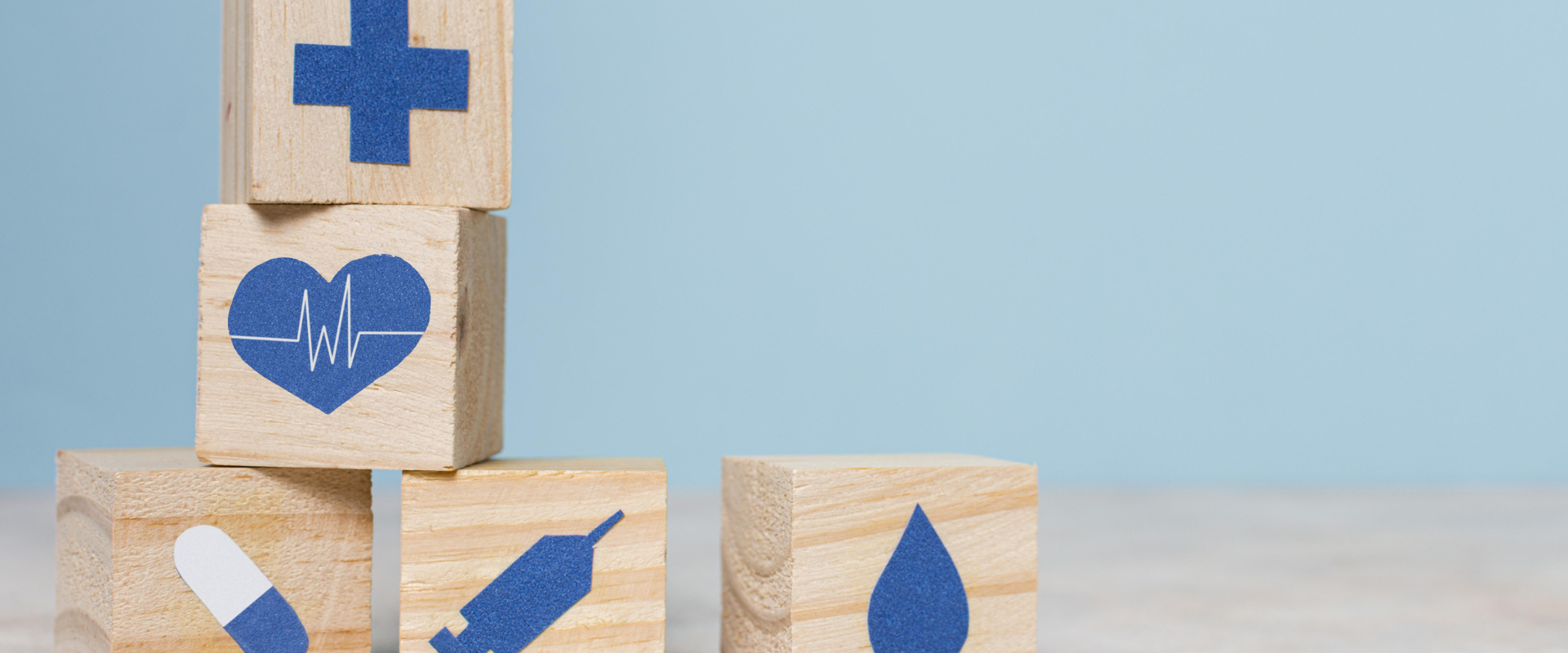 Assortiment de natures mortes médicales en vue frontale