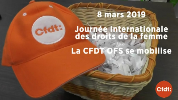 CFDT OFS Orange - Journée Internationale des droits des femmes 2019 03 08