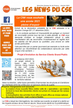 La Cfdt vous souhaite de bonnes fêtes