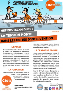 Métiers techniques : la tension monte dans les unités d'interventions