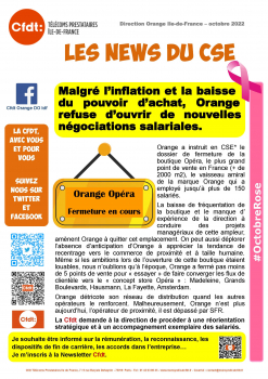 Direction Orange Ile-de-France – octobre 2022