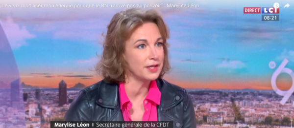 Marylise Léon était l'invitée de l'émission "Le 6-9" sur LCI