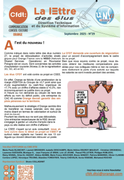 La lettre des élus DTSI – N°29 – partie 2