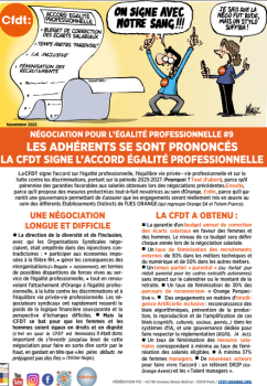 NÉGOCIATION POUR L’ÉGALITÉ PROFESSIONNELLE