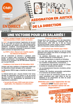 ASSIGNATION EN JUSTICE DE LA DIRECTION